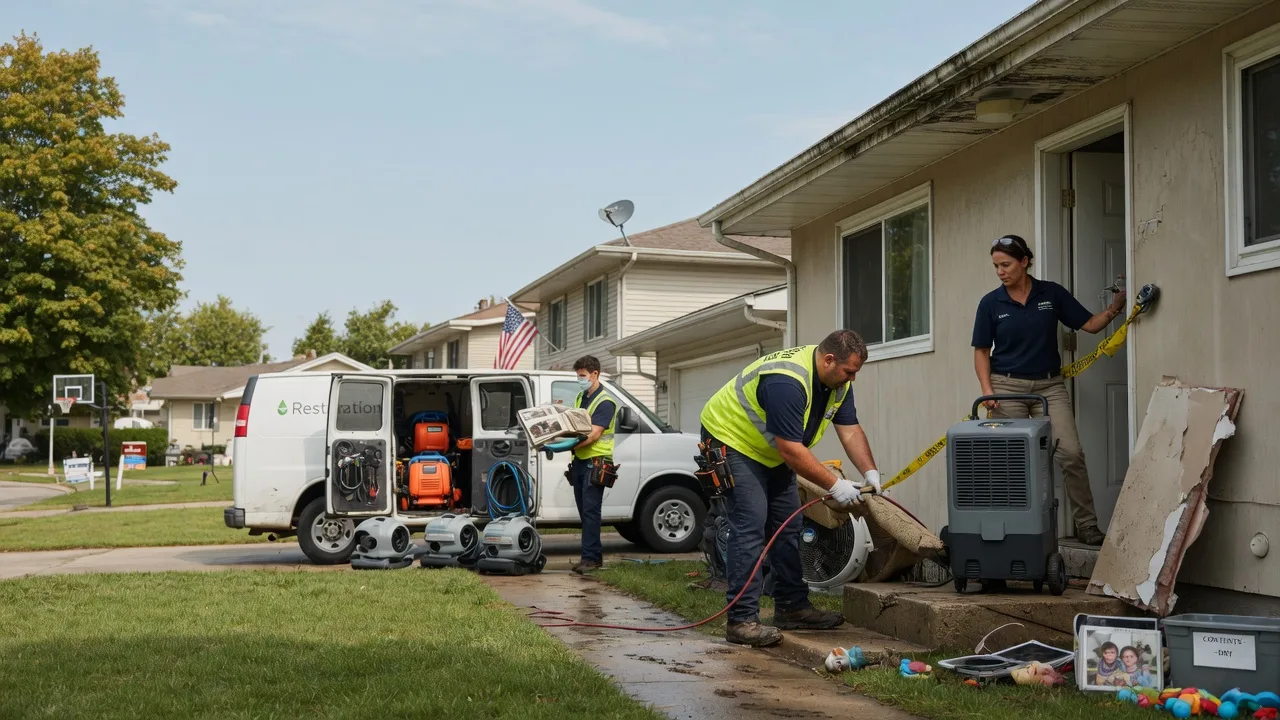 Water Damage Restoration in Bath, IL near me
